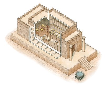 Salomons Tempel, Jerusalem, ca. -900--587 von Stephen Conlin
