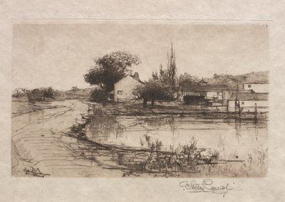 Skizze in der Nähe von Pittsfield, Mass., 1887-1888 von Stephen Parrish