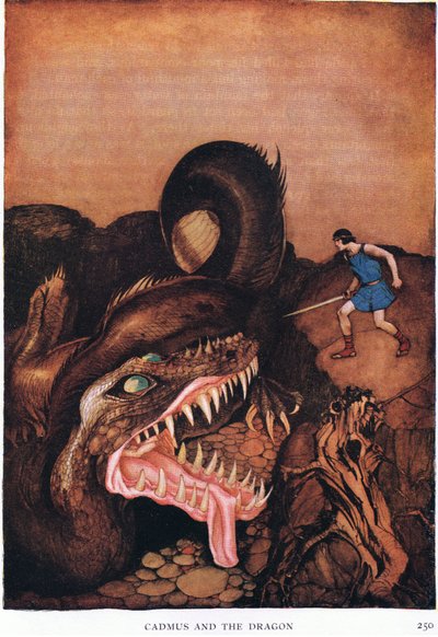 Kadmos und der Drache von Stephen Reid