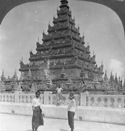 Arakan-Pagode, Mandalay, Burma, 1908 von Stereo Travel Co