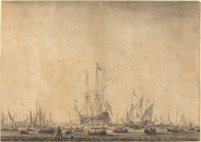 Marine von Style of Willem van de Velde the Younger