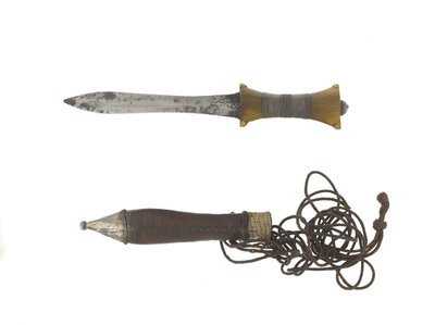 Armmesser und Scheide von Sudanese School
