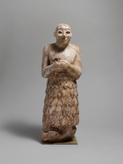 Votivfigur, ca. 2600–2350 v. Chr. (Stein) von Sumerian Sumerian