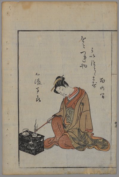 Sitzende Schönheit von Suzuki Harunobu