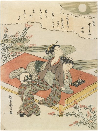 Der achte Monat, ca. 1768 von Suzuki Harunobu