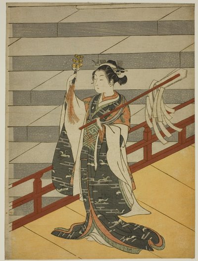 Der Kagura-Tänzer von Suzuki Harunobu