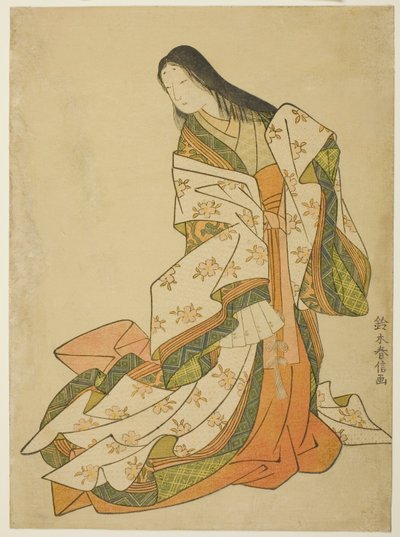 Die Dichterin Ono no Komachi von Suzuki Harunobu