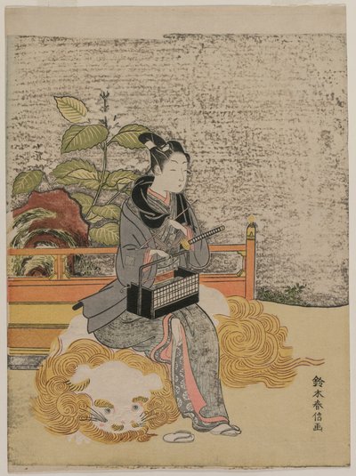 Jugend als Stellvertreter Monju von Suzuki Harunobu