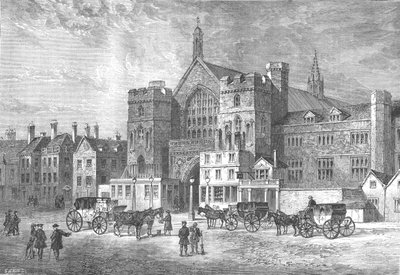 Westminster Hall, 1808 1897 von Swain
