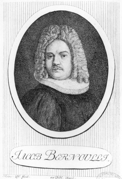 Porträt von Jacques Bernoulli von Swiss School