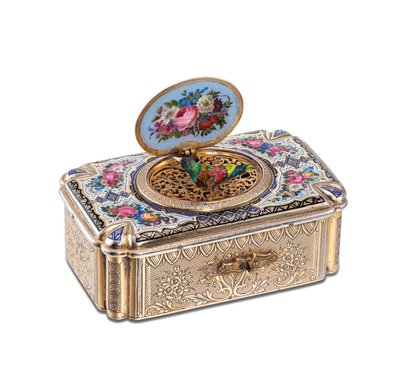 Singvogel-Box, ca. 1880 von Swiss School