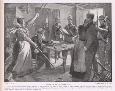 Verhaftung eines Meineidschwörers von Sydney Prior Hall