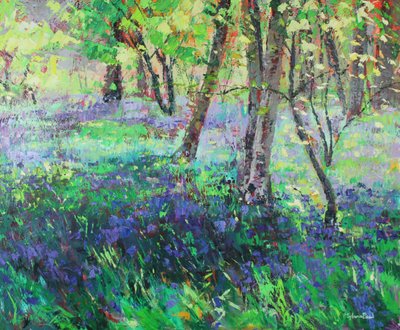 Sonnenschein und Glockenblumen von Sylvia Paul