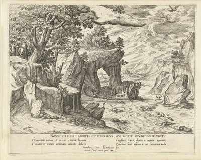 Schiffswrack (Allegorische Landschaften) von Symon Novelanus (attributed to)