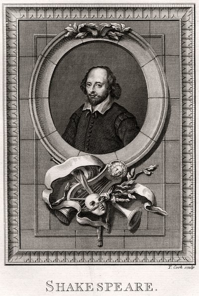 Shakespeare, 1776 von T. Cook