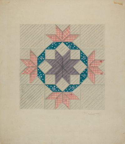 Patchwork-Quilt-Muster von T. Joyce