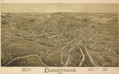 Carbondale, Pennsylvania, 1890 von T. M. Fowler
