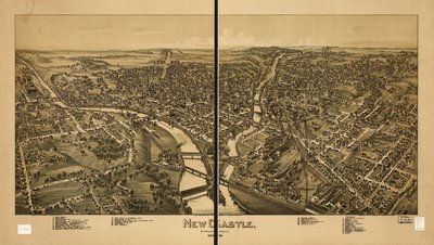 New Castle, Pennsylvania 1896 von T. M. Fowler
