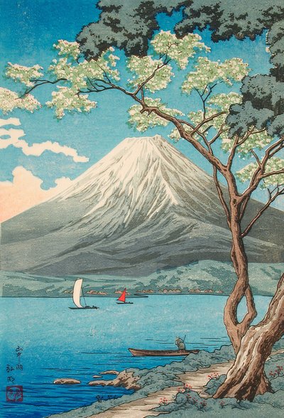 Der Fujisan vom Yamanaka-See von Takahashi Hiroaki
