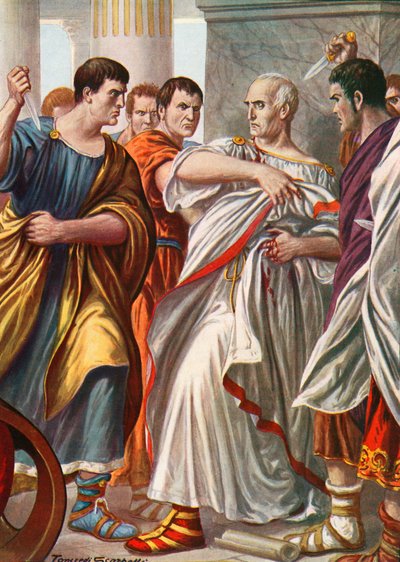 Die Ermordung von Julius Caesar von Tancredi Scarpelli