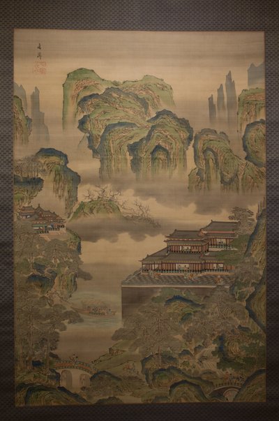 Palastlandschaft, frühes 19. Jahrhundert von Tani Buncho