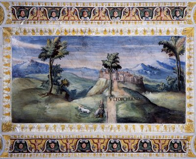 Ansicht von Vitorchiano von Tarquinio Ligustri