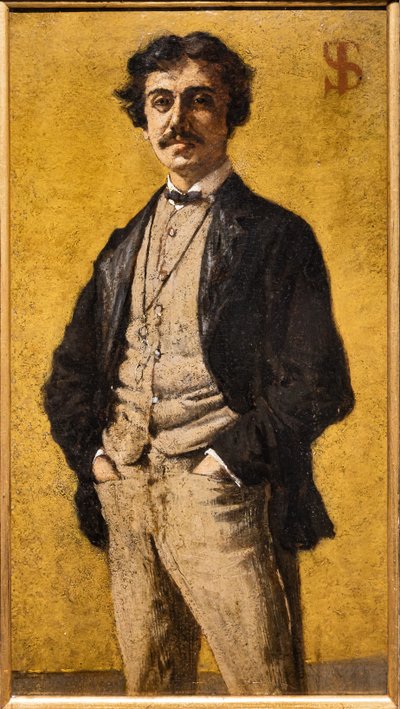 Das Porträt von Maurizio Angeli von Telemaco Signorini
