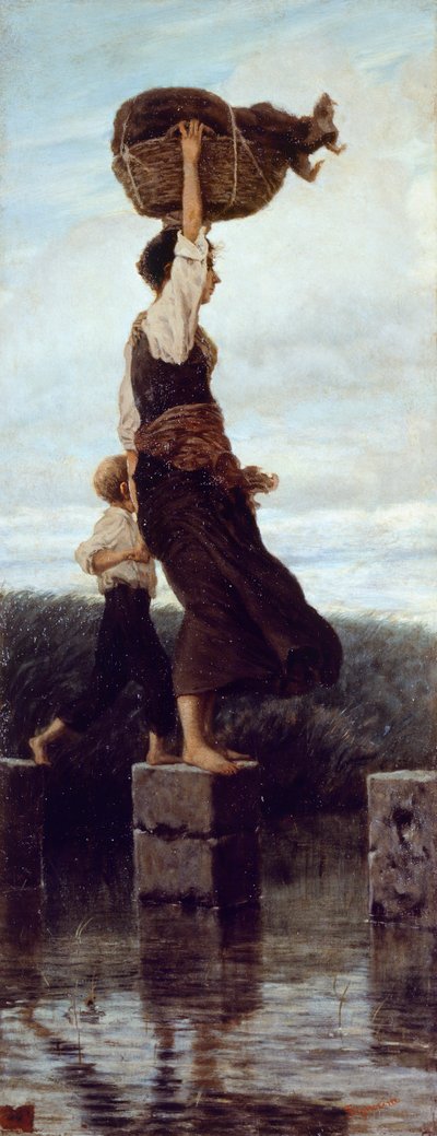Windiger Tag von Telemaco Signorini
