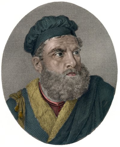 Porträt von Marco Polo von Teodoro (after) Matteini