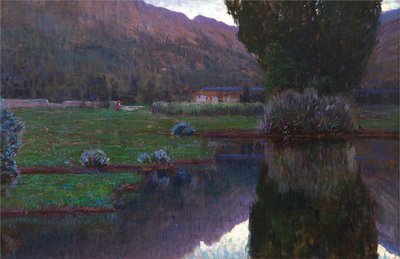 Landschaft von Teodoro Wolf Ferrari