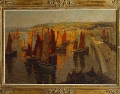 Rot und Gold, Brixham von Terrick Williams