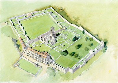 Mount Grace Priory, 15. Jahrhundert, ca. 1990-2010 von Terry Ball