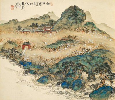 Berg Penglai, Berg der Unsterblichen von Tessai Tomioka