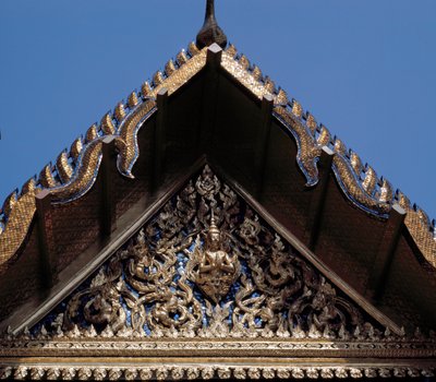 Detail einer Tür. von Thai School