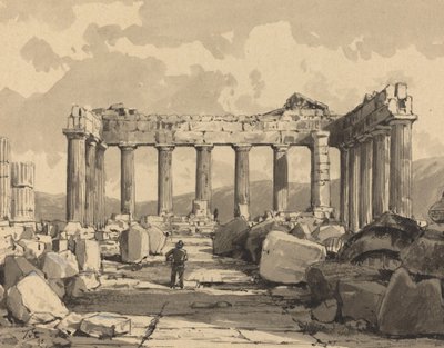 Parthenon, Innenansicht von Themistocles von Eckenbrecher