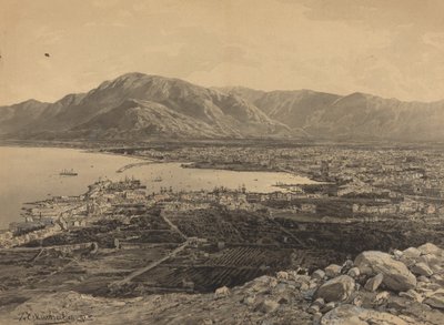 Der Hafen von Piräus, 1891 von Themistocles von Eckenbrecher