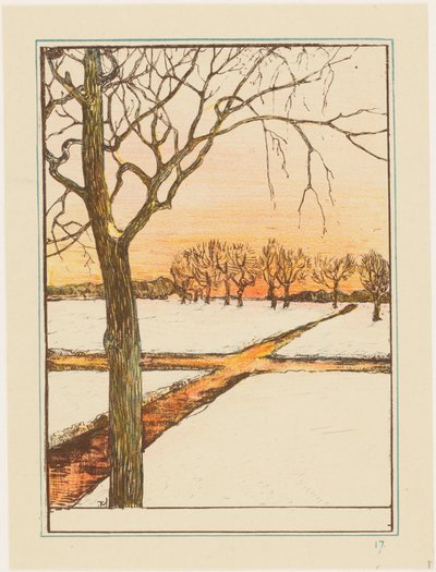 Schneelandschaft von Theo van Hoytema