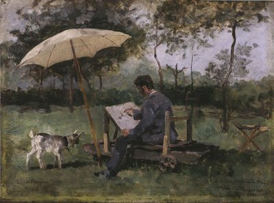 Armand Heins malt von Théo van Rysselberghe