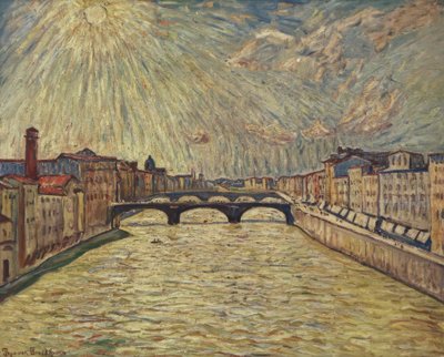 Arnobrücke in Florenz I von Theo von Brockhusen