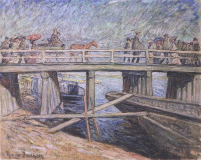 Holzbrücke in Baumgartenbrück von Theo von Brockhusen