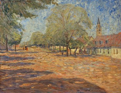 Märkische Dorfstraße von Theo von Brockhusen