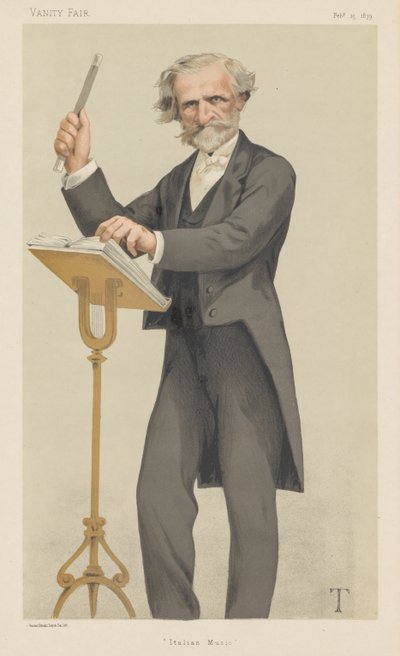 Vanity Fair: Italienische Musik, 1879 von Theobald Chartran