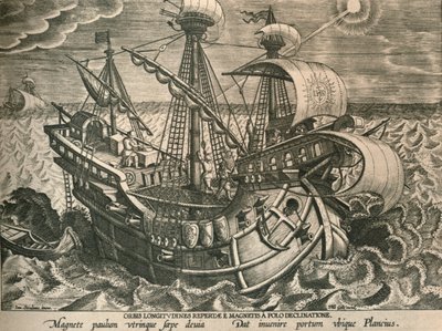 Plancius nimmt eine Sichtung vor von Theodoor Galle