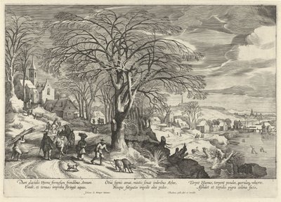 Winter von Theodoor Galle