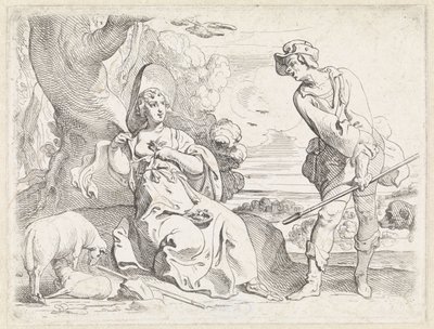 Hirte und Hirtin von Theodoor van Thulden