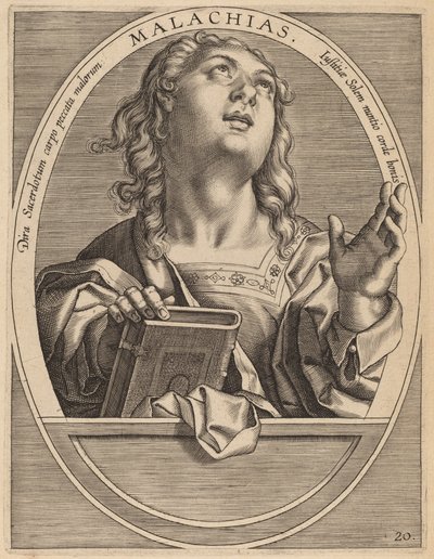 Malachias von Theodor Galle after Jan van der Straet