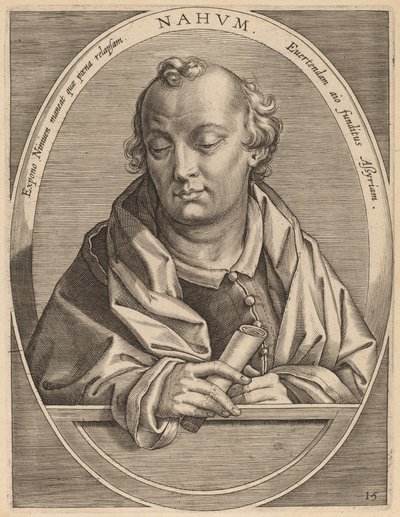 Nahum von Theodor Galle after Jan van der Straet