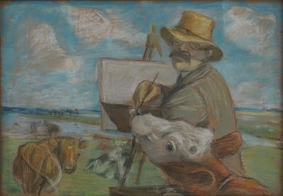 Selbstporträt von Theodor Philipsen