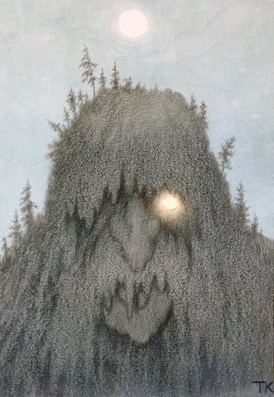 Waldtroll von Theodor Kittelsen