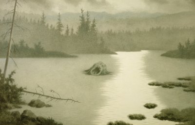 Nokken schreit von Theodor Kittelsen